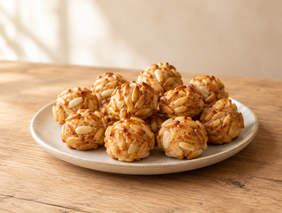 Panellets de piñones